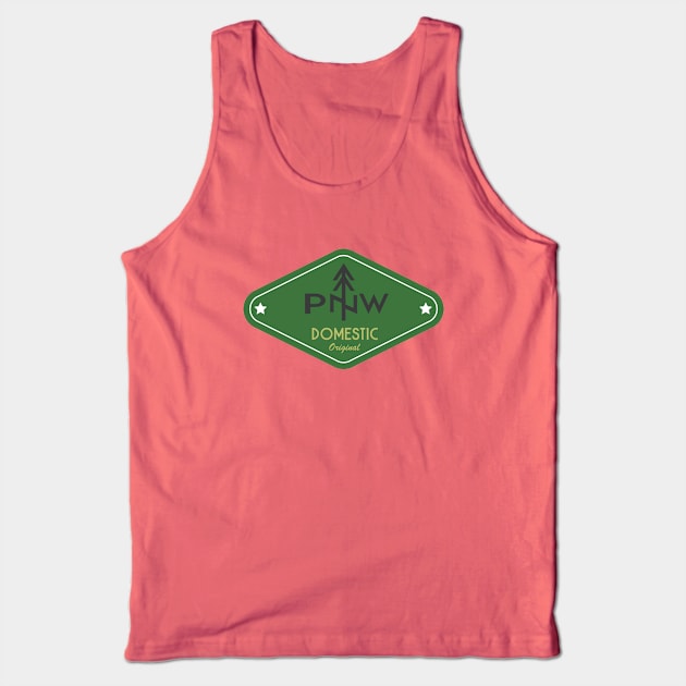 PNW tree logo 01 Tank Top by jpforrest